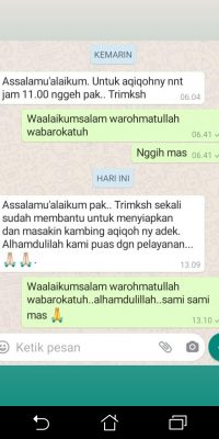 annasikah aqiqah solo testimoni